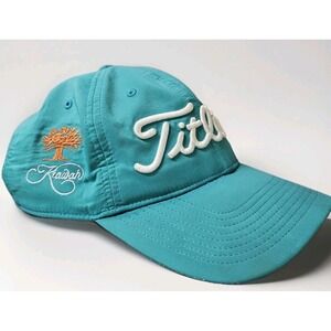 Titleist Golf Strap Back Hat Cap Aqua Teal Turquoise Adjustable Kiawah Island